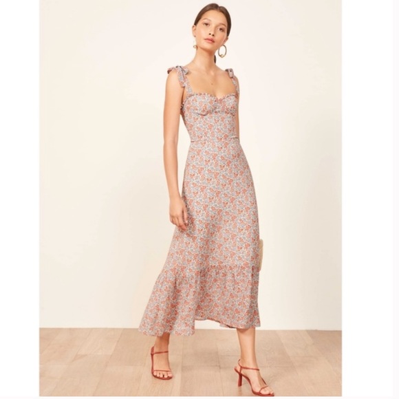 New Reformation Nikita floral dress - Picture 2 of 8